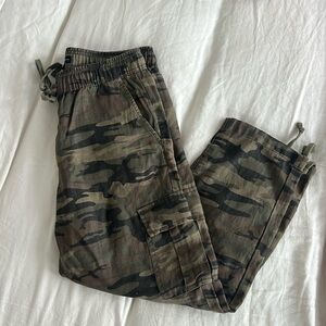 Sanctuary x Anthropologie Linen Cargo Pants